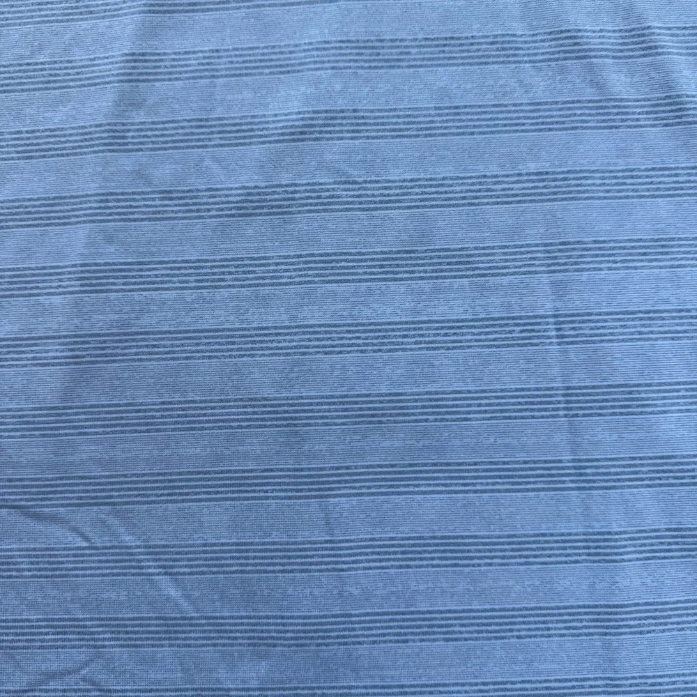 Walter Hagen Light Blue Golf Striped Polo Shirt Size Large